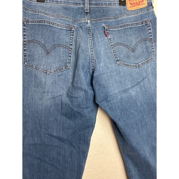 Levi Strauss Boyfriend Straight Leg Cropped Jeans Size 32 - Picture 12 of 14